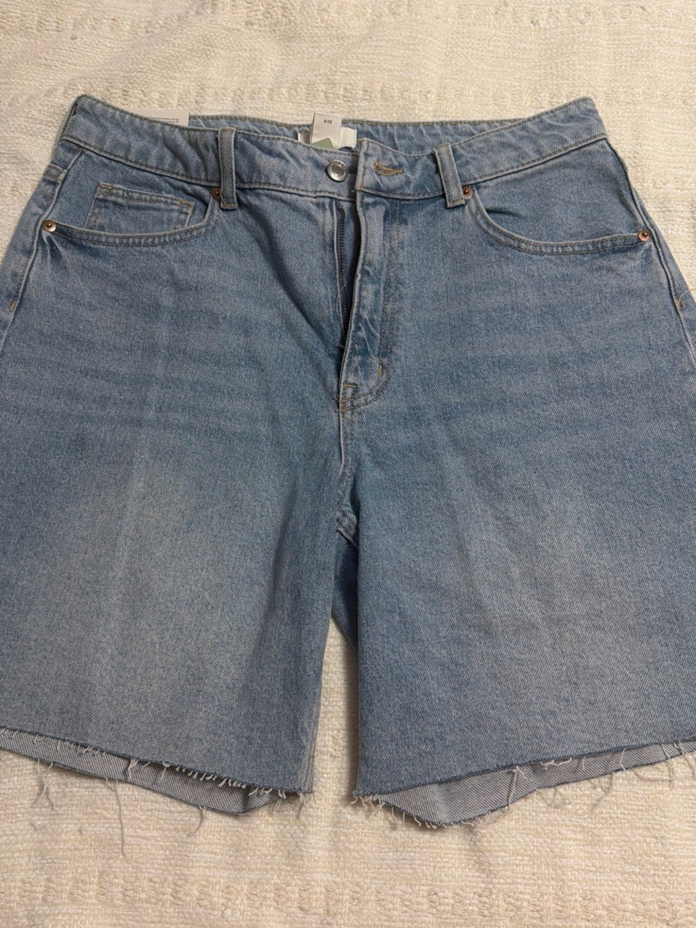 H&M Light Blue Denim Jean Shorts